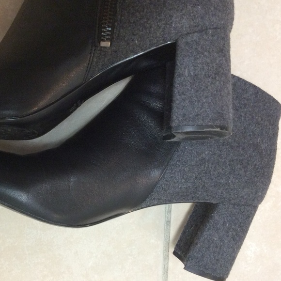 Women’s Karl Lagerfeld Booties | Black and Gray | Side Zipper | Size 8.5 - Picture 8 of 13